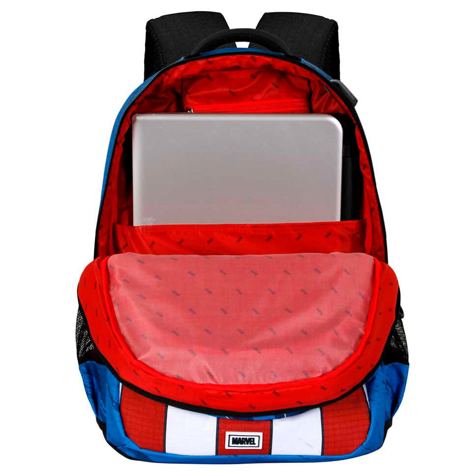 Imagen 5 - Mochila Gears Capitan America Marvel 44Cm Adaptable