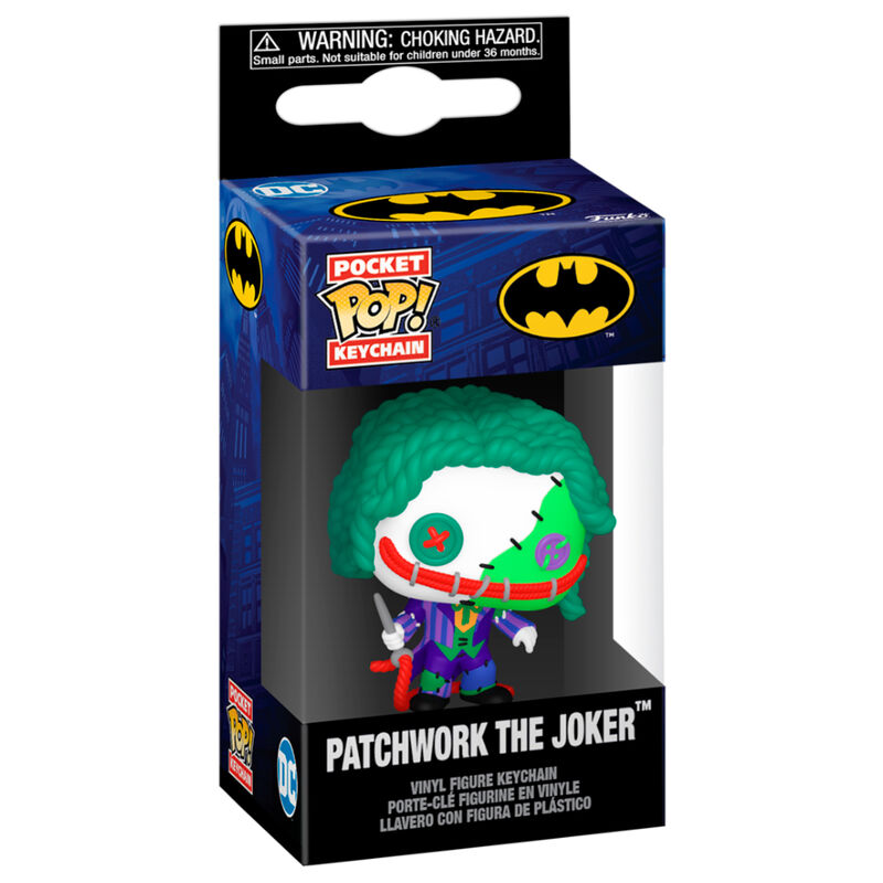 Imagen 1 de Llavero Pocket Pop Dc Comics Patchwork Joker