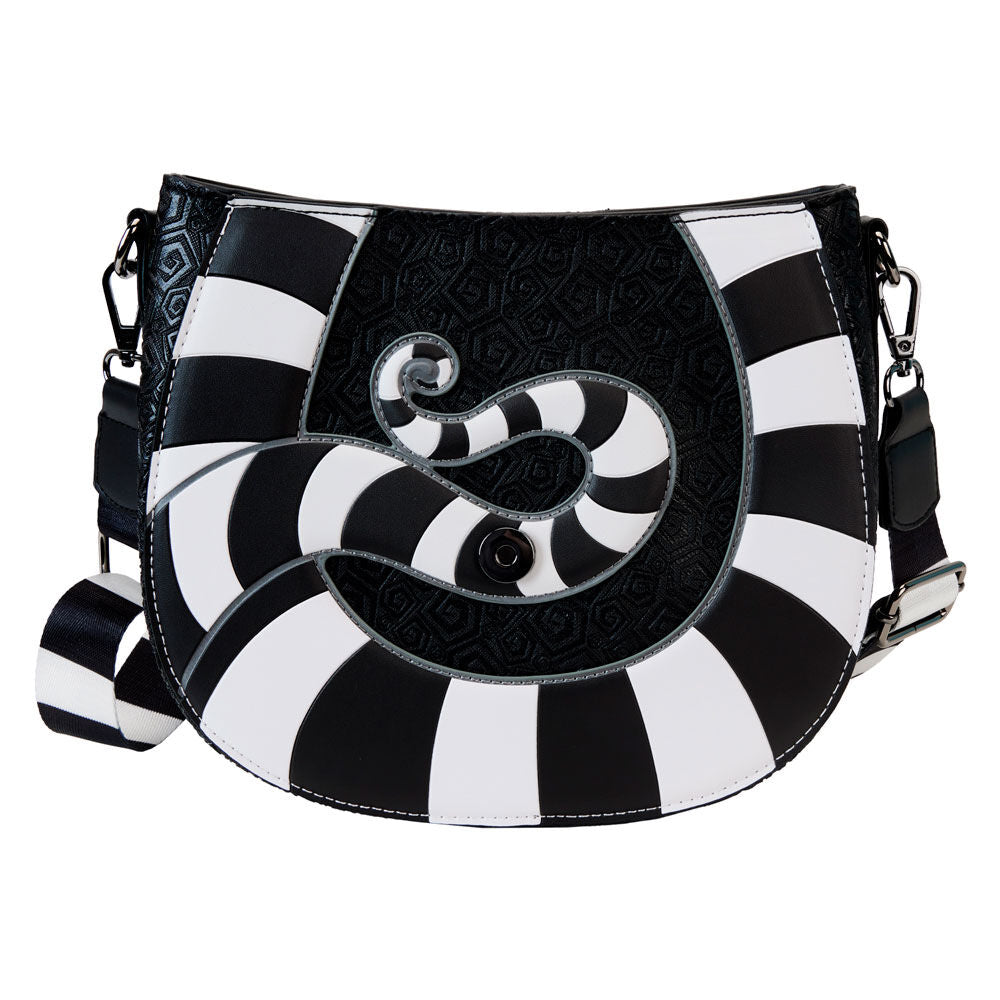 Imagen de Bolso Bandolera Sandworm Beetlejuice Loungefly parte de nuestra colección en Espadas y más, sitio oficial.