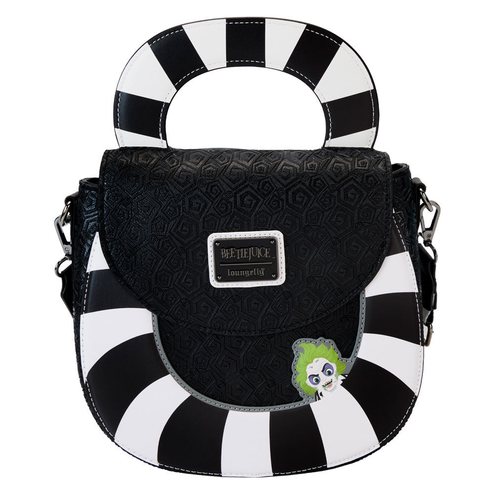 Imagen de Bolso Bandolera Sandworm Beetlejuice Loungefly parte de nuestra colección en Espadas y más, sitio oficial.
