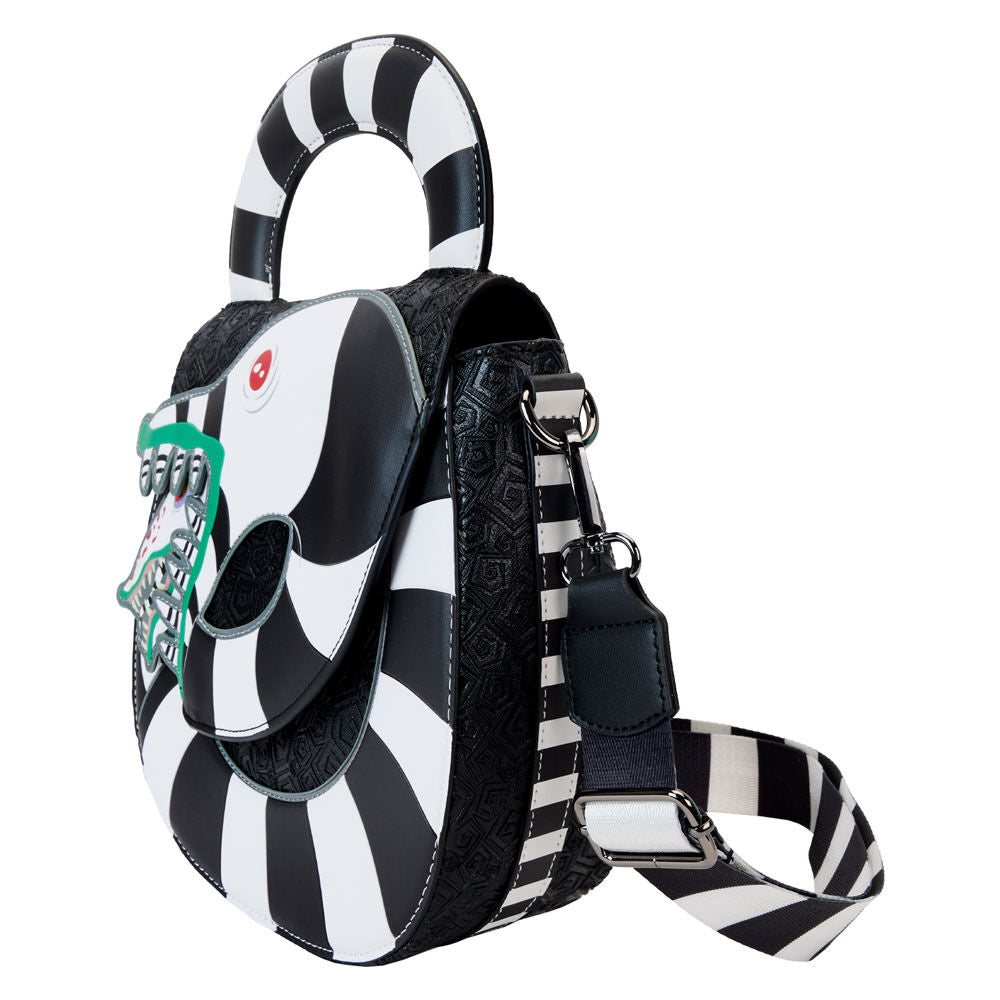 Imagen de Bolso Bandolera Sandworm Beetlejuice Loungefly parte de nuestra colección en Espadas y más, sitio oficial.