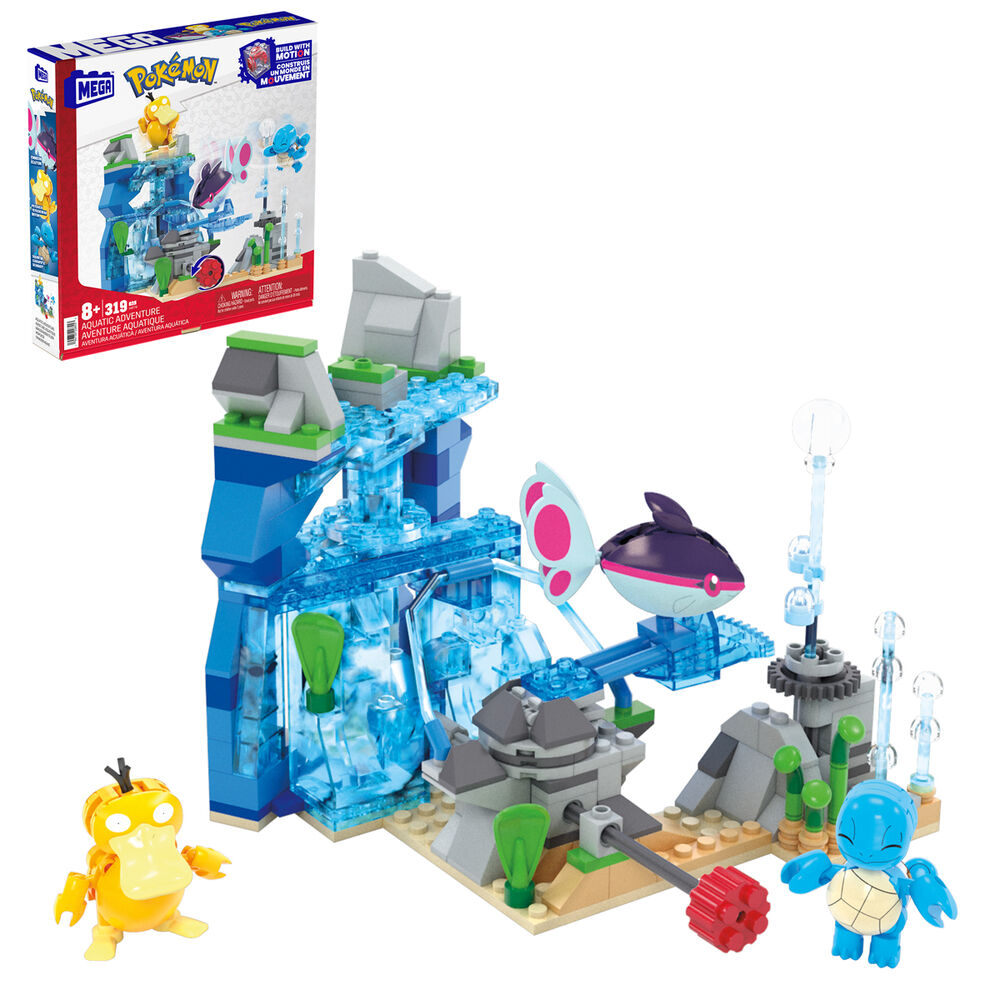 Imagen de Mega Construx Aventura Acuatica Pokemon parte de nuestra colección en Espadas y más, sitio oficial.