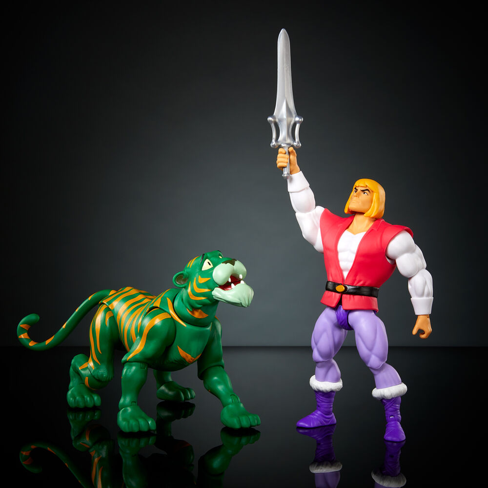 Imagen 2 - Blister 2 Figuras Prince Adam & Cringer Masters Of The Universe Origins 14Cm
