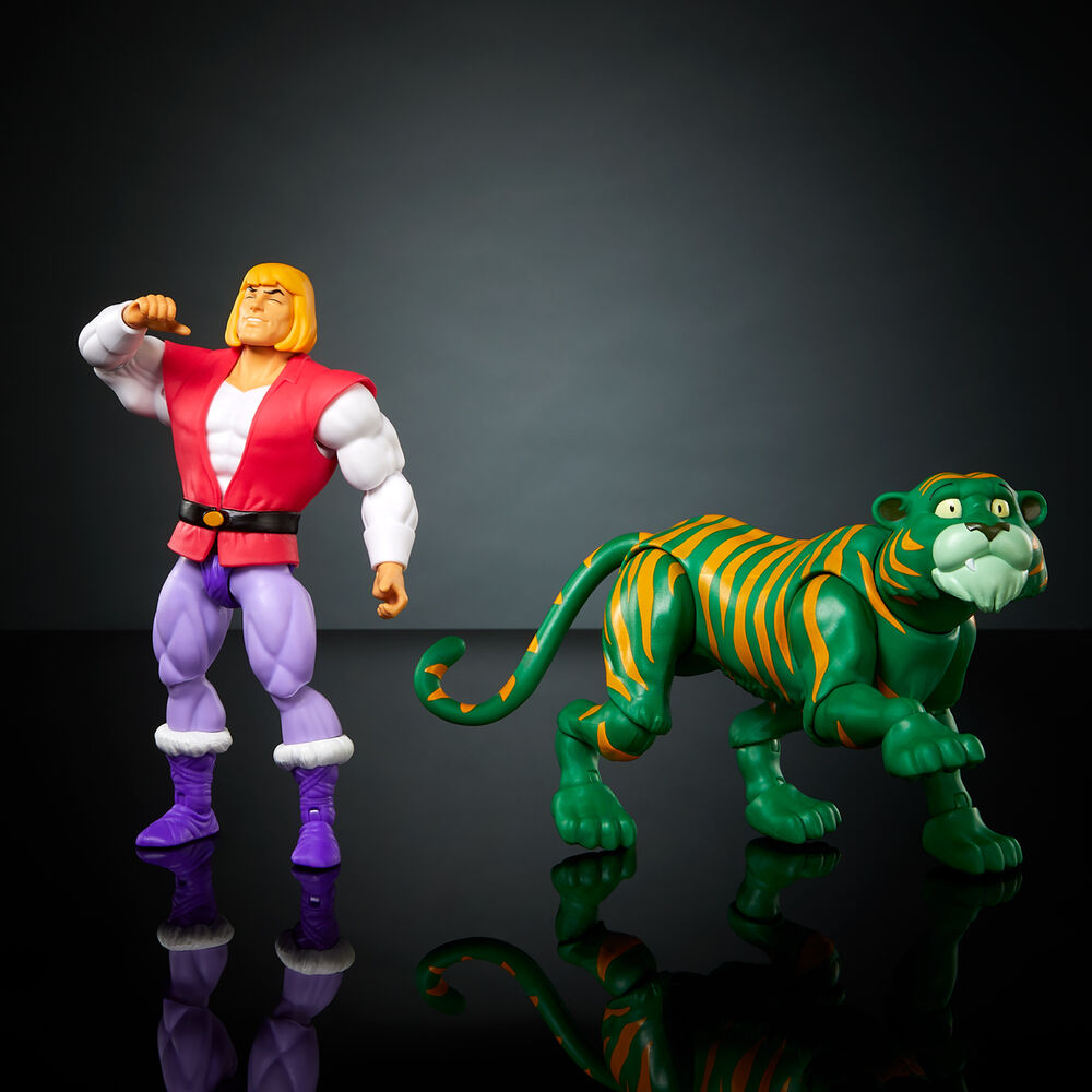Imagen 3 - Blister 2 Figuras Prince Adam & Cringer Masters Of The Universe Origins 14Cm