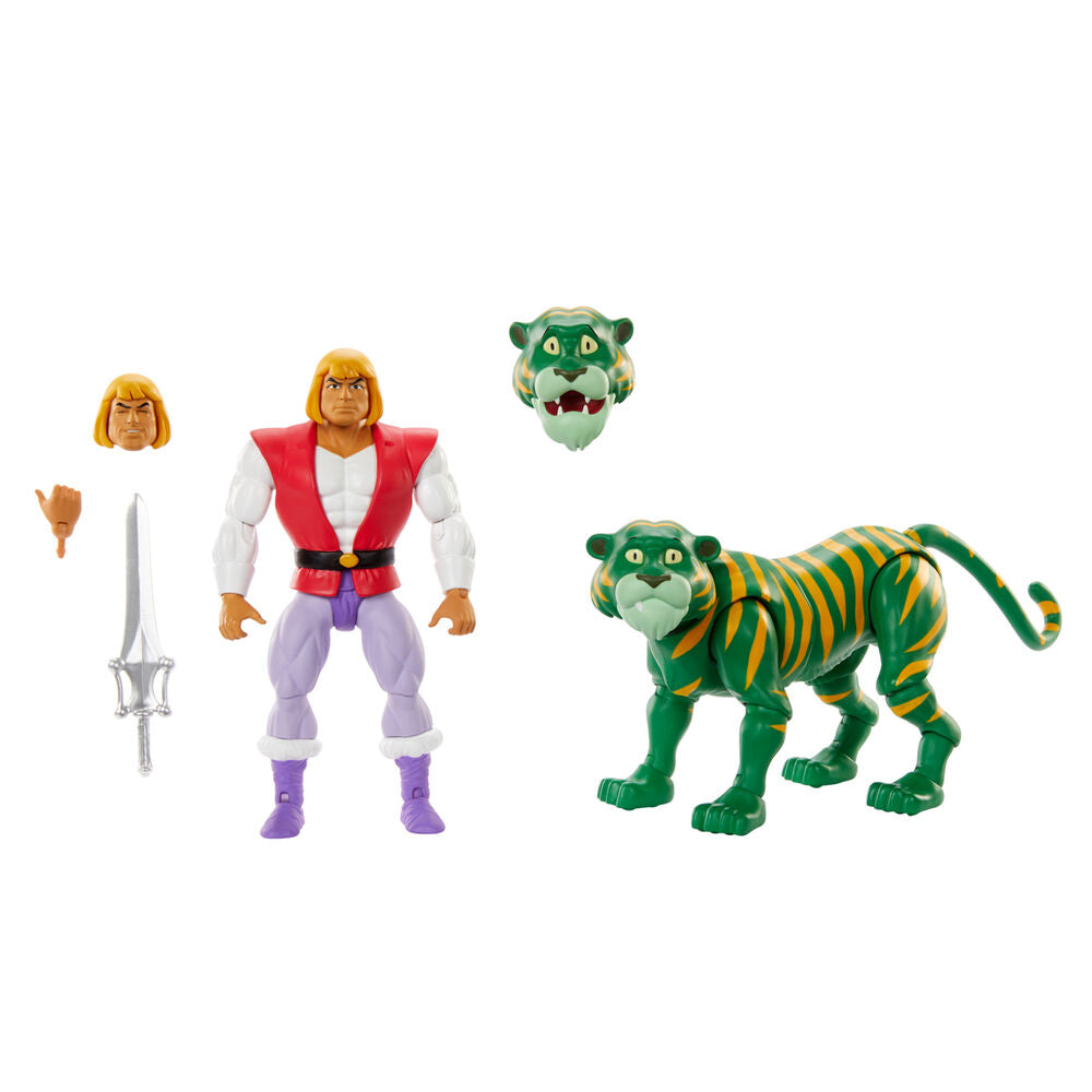 Imagen 1 - Blister 2 Figuras Prince Adam & Cringer Masters Of The Universe Origins 14Cm