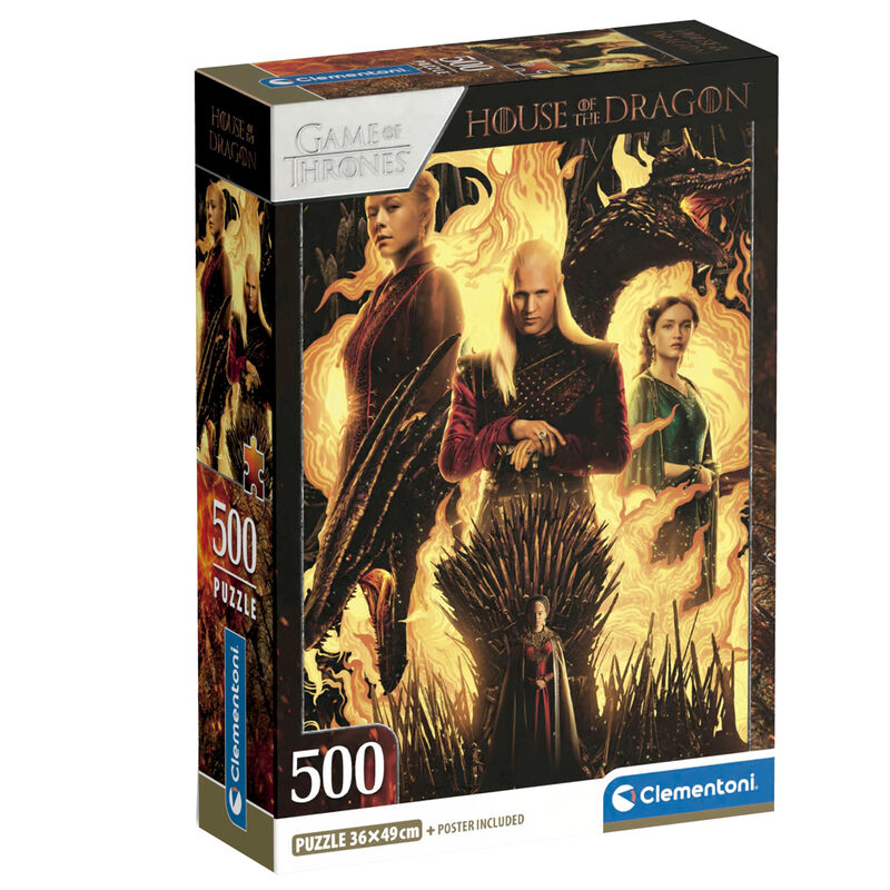 Imagen 1 - Puzzle La Casa Del Dragon 500Pzs