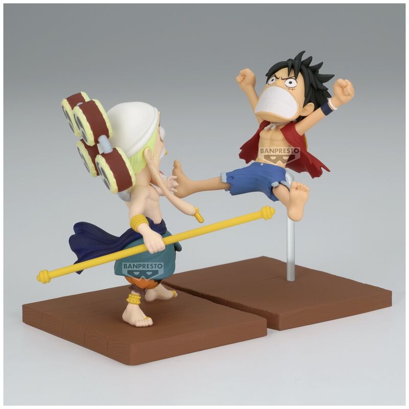 Imagen 4 - Figura Monkey D Luffy & Enel World Collectable One Piece 7Cm