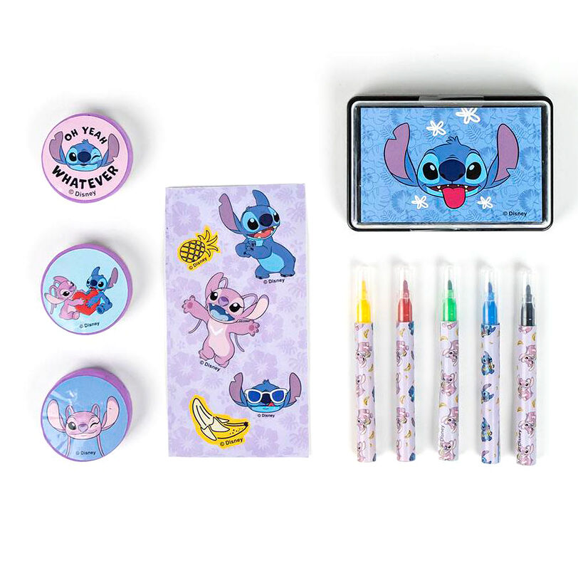 Imagen 5 de Maletin Papeleria Coloreable Stitch Disney 2
