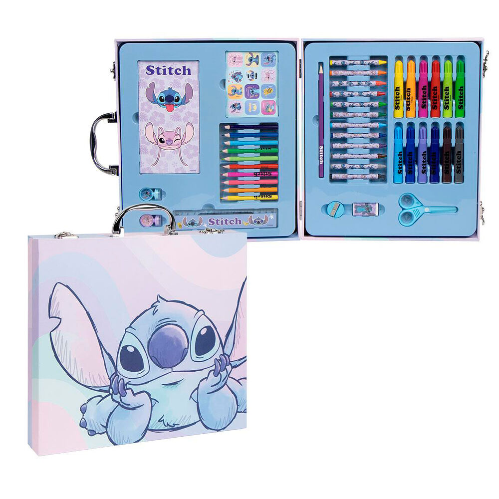 Imagen 3 de Maletin Papeleria Coloreable Stitch Disney