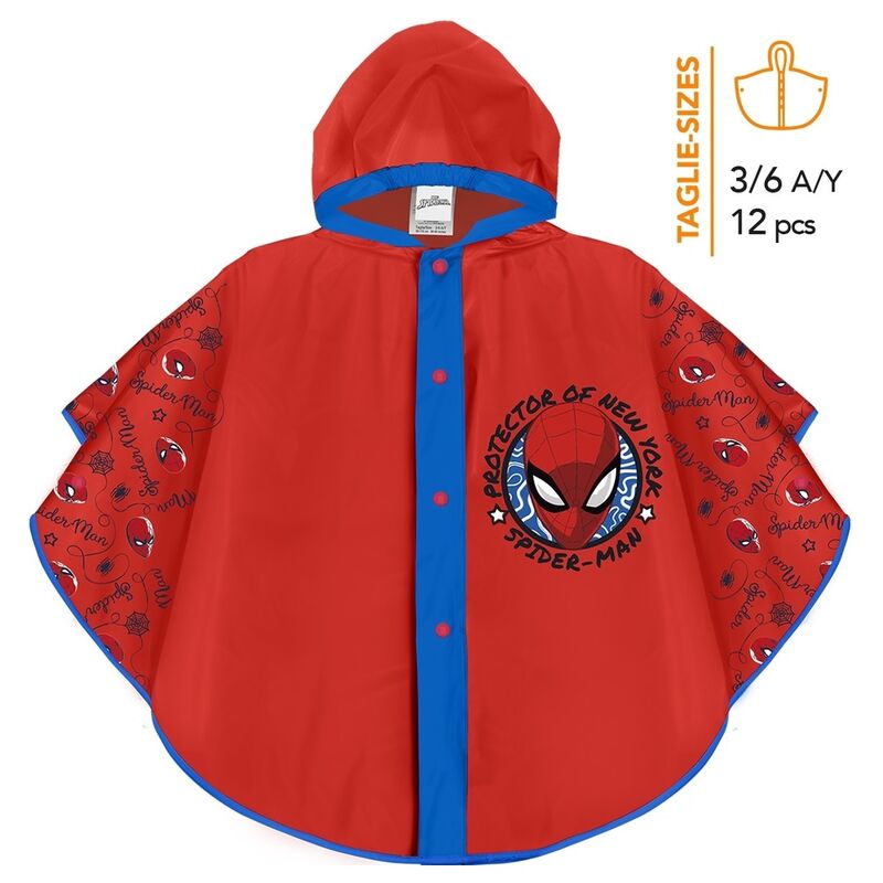 Imagen 1 - Chubasquero Spiderman Marvel
