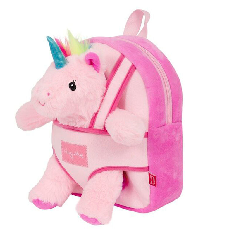 Imagen 1 - Mochila + Peluche Unicornio 26Cm