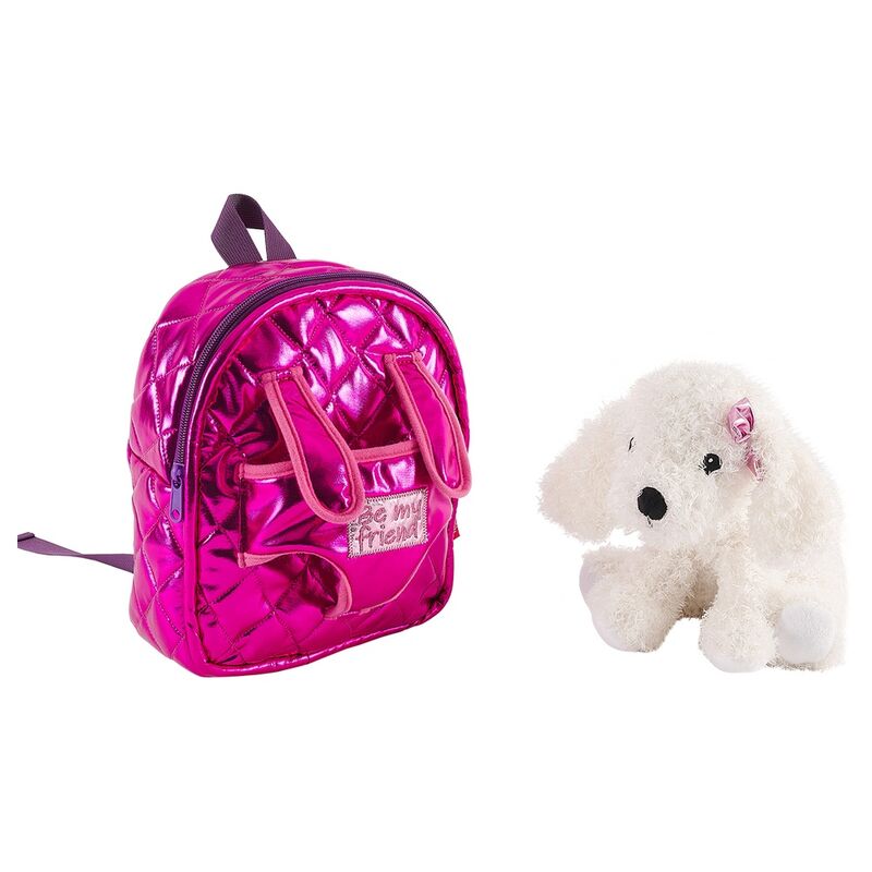 Imagen 3 - Mochila + Peluche Perro Didi 27Cm