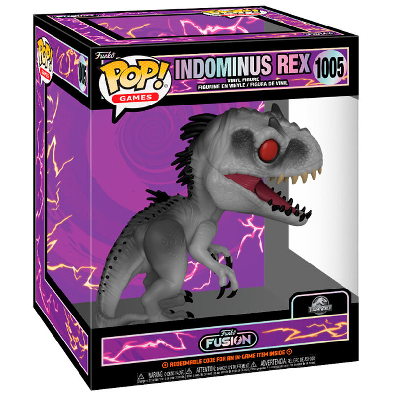Imagen de Figura Pop Funko Fusion Super Jurassic World Indominus parte de nuestra colección en Espadas y más, sitio oficial.