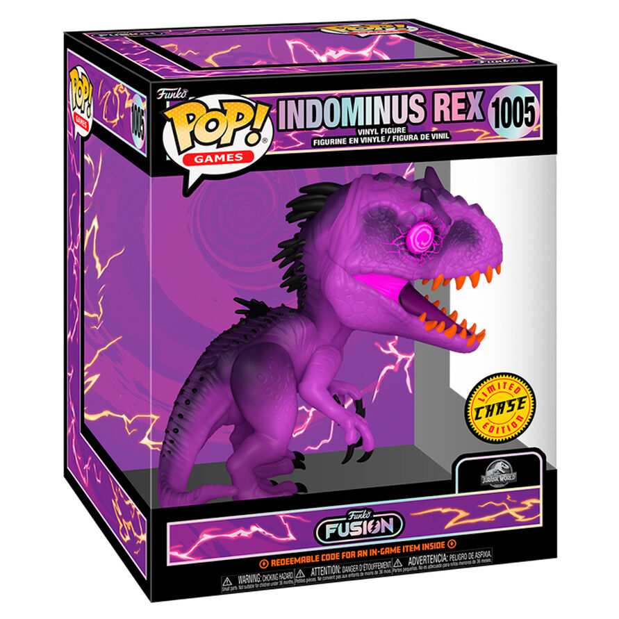 Imagen 2 - Figura Pop Funko Fusion Super Jurassic World Indominus Chase
