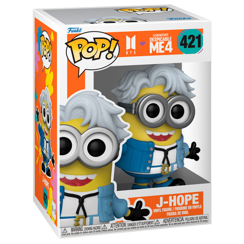 Imagen de Figura Pop Gru Mi Villano Favorito 4 J-Hope Minion parte de nuestra colección en Espadas y más, sitio oficial.