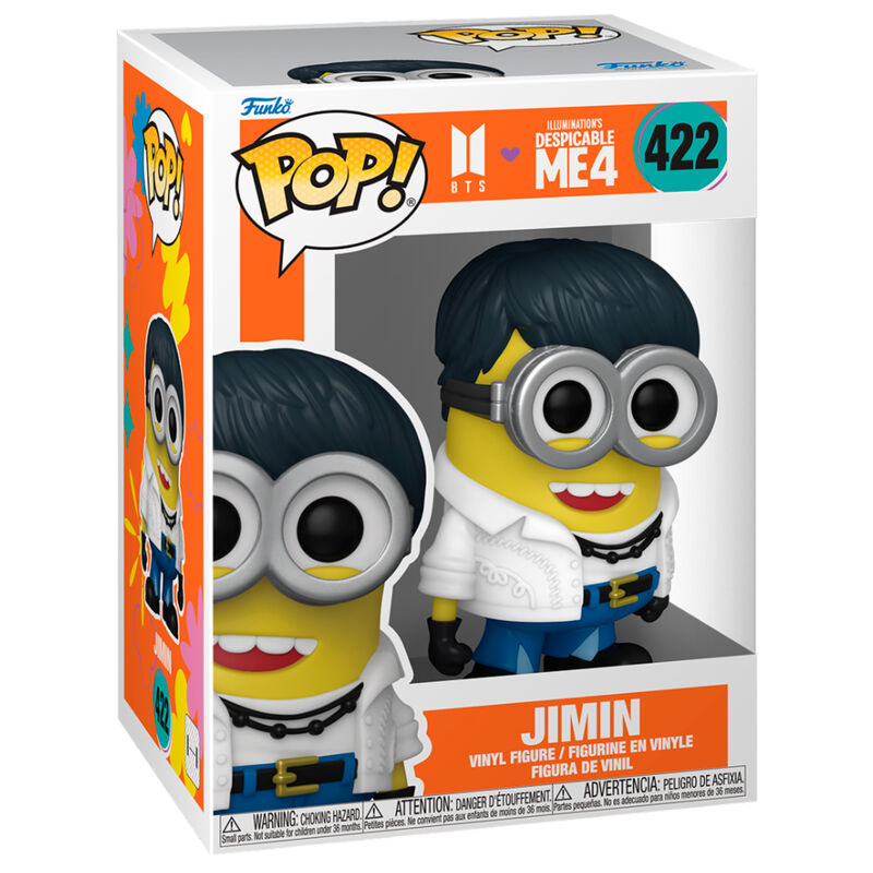 Imagen de Figura Pop Gru Mi Villano Favorito 4 Jimin Minion parte de nuestra colección en Espadas y más, sitio oficial.