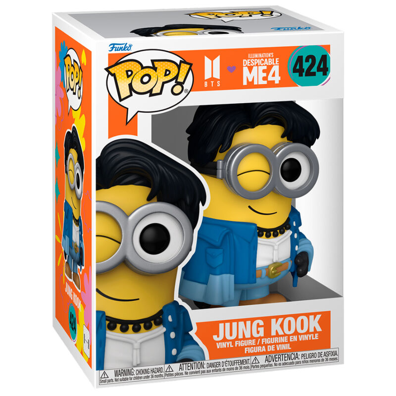 Imagen de Figura Pop Gru Mi Villano Favorito 4 Jung Kook Minion parte de nuestra colección en Espadas y más, sitio oficial.
