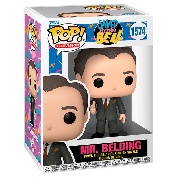 Imagen de Figura Pop Saved By The Bell Mr. Belding parte de nuestra colección en Espadas y más, sitio oficial.
