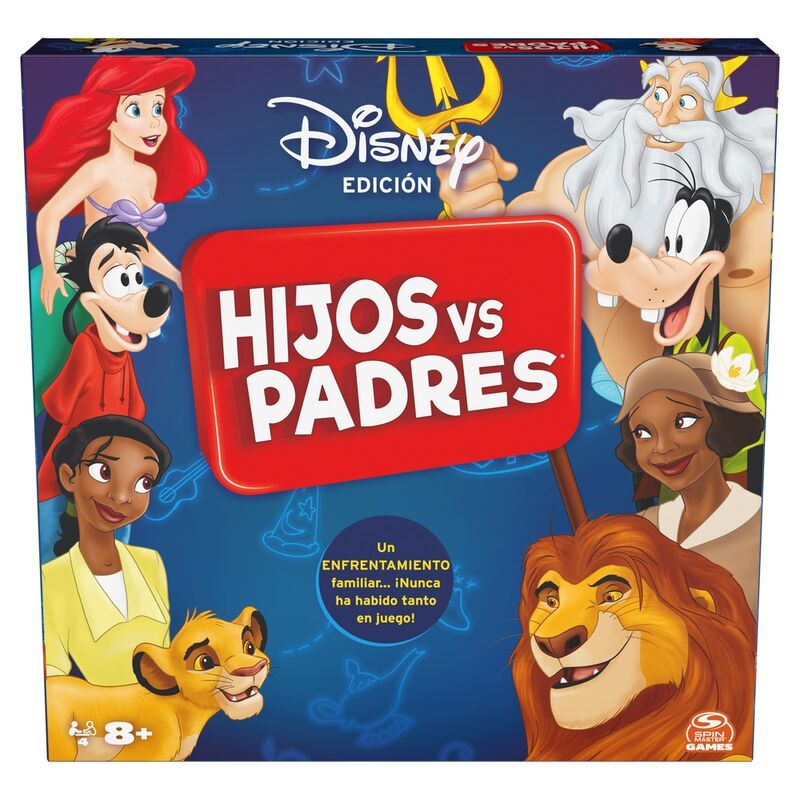 Imagen 1 - Juego De Mesa Hijos Contra Padres Edicion Disney Español