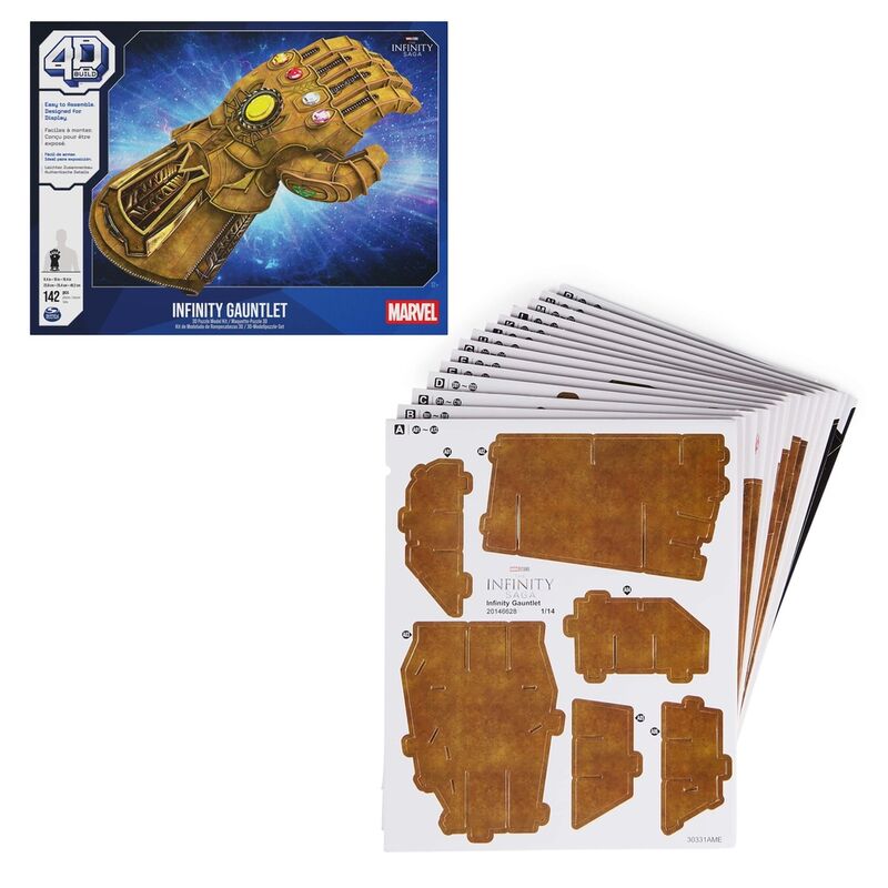 Imagen 2 - Puzzle 3D Guante Thanos Vengadores Avengers Marvel