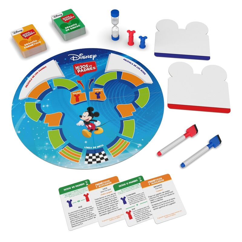 Imagen 3 - Juego De Mesa Hijos Contra Padres Edicion Disney Español
