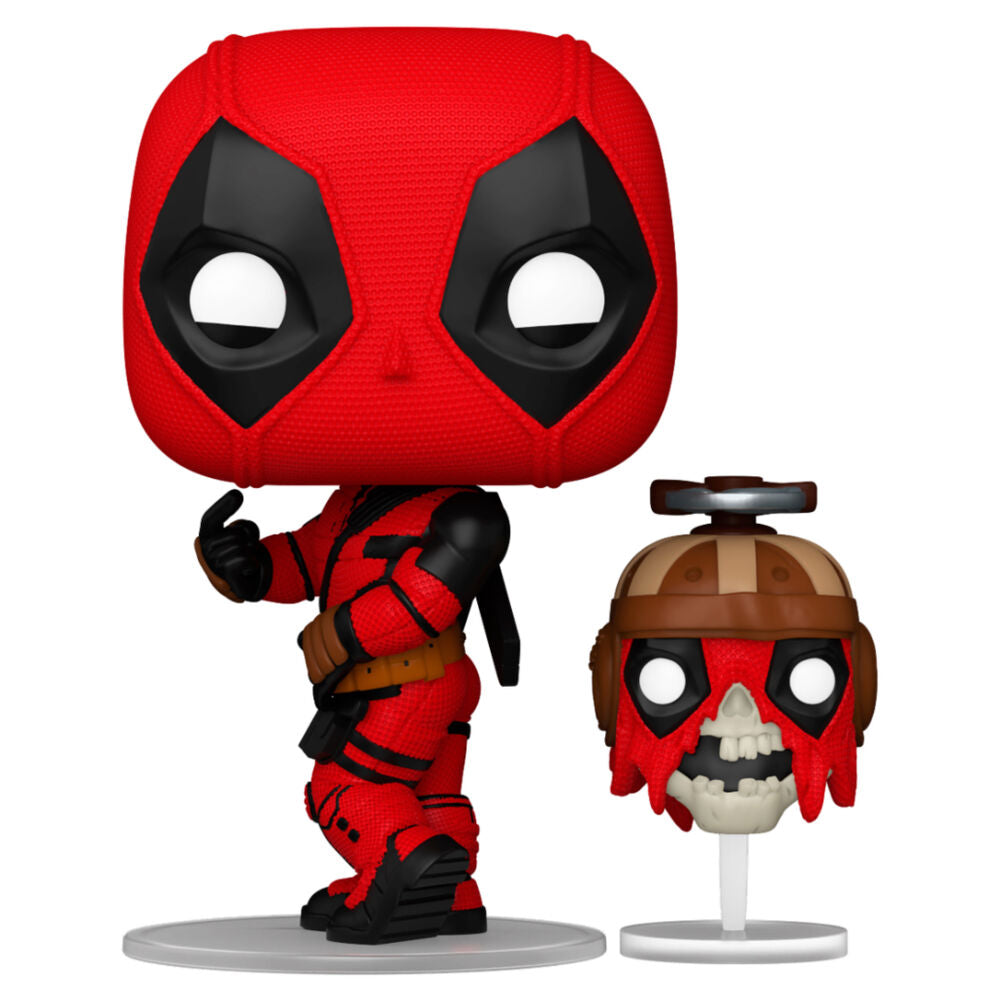 Imagen de Figura Pop Marvel Deadpool & Wolverine Deadpool With Headpool parte de nuestra colección en Espadas y más, sitio oficial.