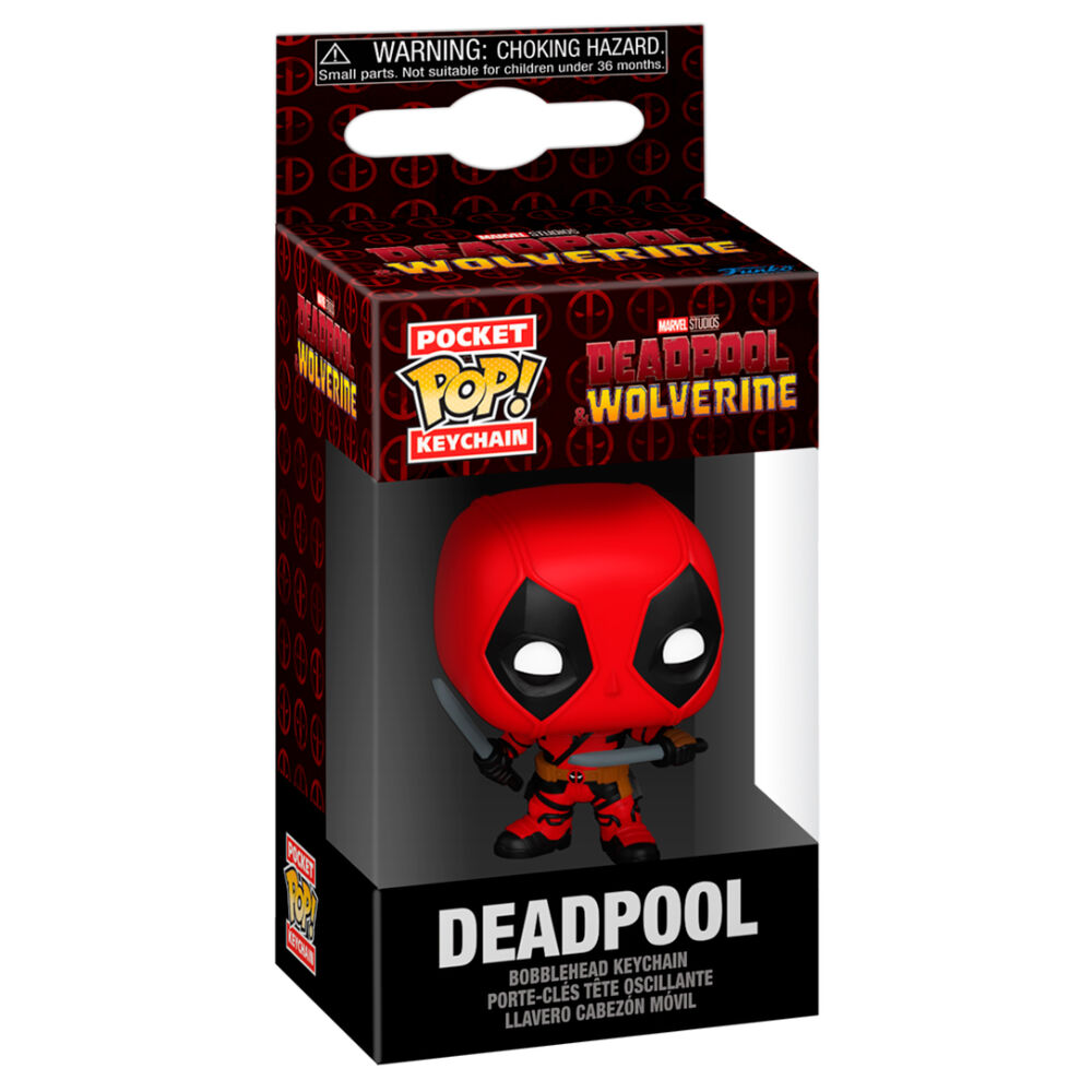 Imagen 2 - Llavero Pocket Pop Marvel Deadpool & Wolverine Deadpool