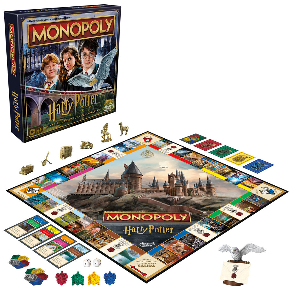 Imagen de Monopoly Harry Potter Español parte de nuestra colección en Espadas y más, sitio oficial.