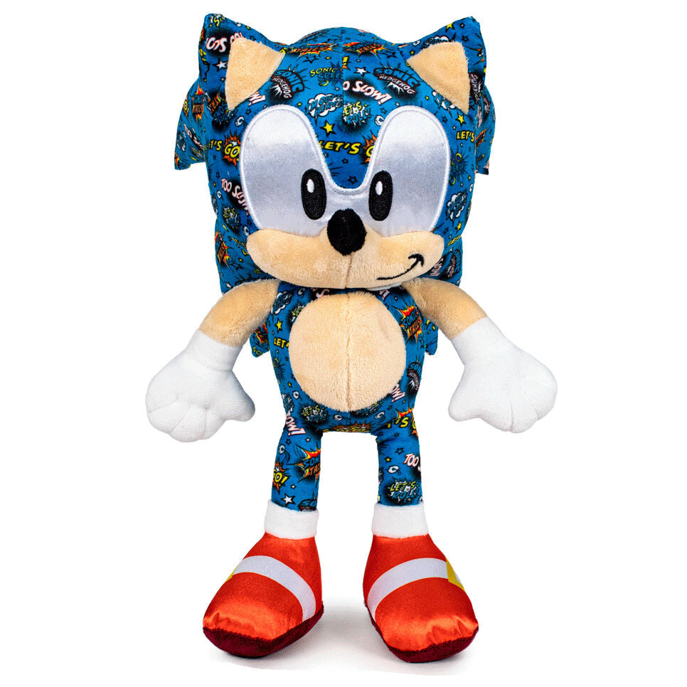 Imagen de Peluche Sonic Blue Comic Sonic The Hedgehog 30Cm parte de nuestra colección en Espadas y más, sitio oficial.