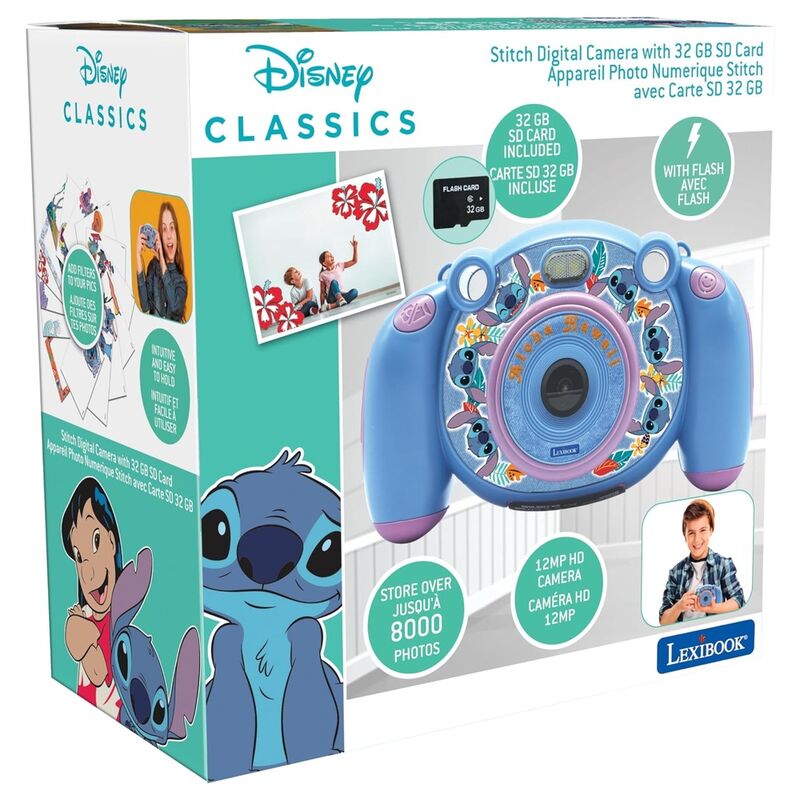 Imagen de Camara Fotos Digital Stitch Disney parte de nuestra colección en Espadas y más, sitio oficial.