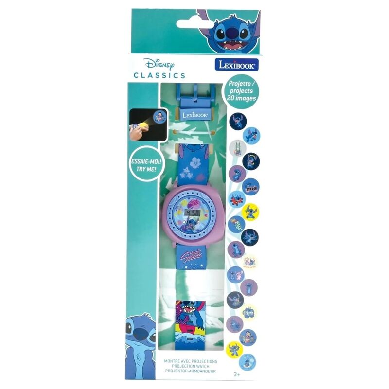 Imagen 4 - Reloj Proyector Digital Stitch Disney