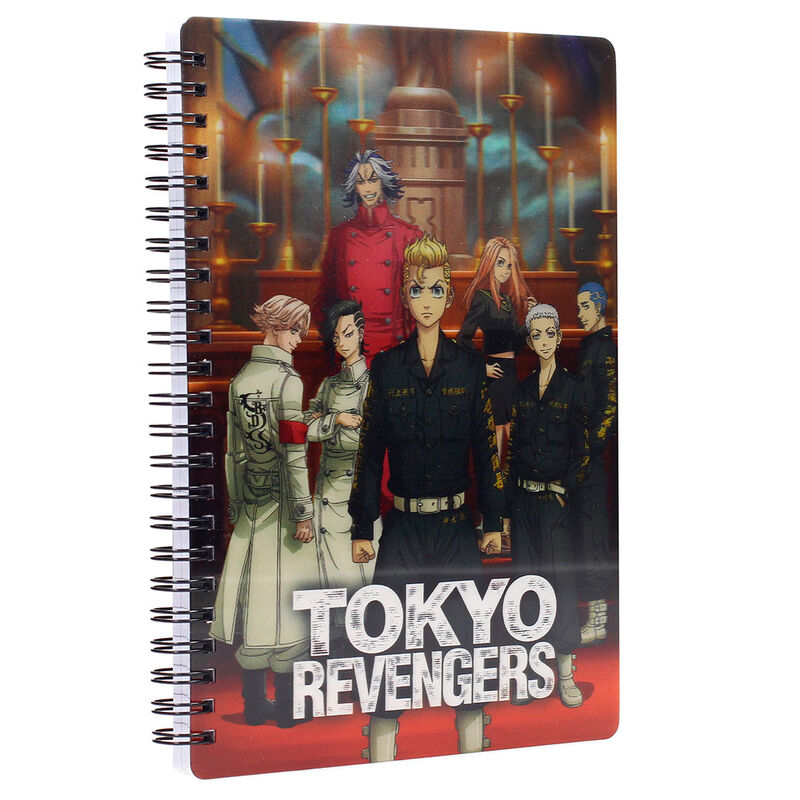 Imagen de Cuaderno 3D Group Tokyo Revengers parte de nuestra colección en Espadas y más, sitio oficial.
