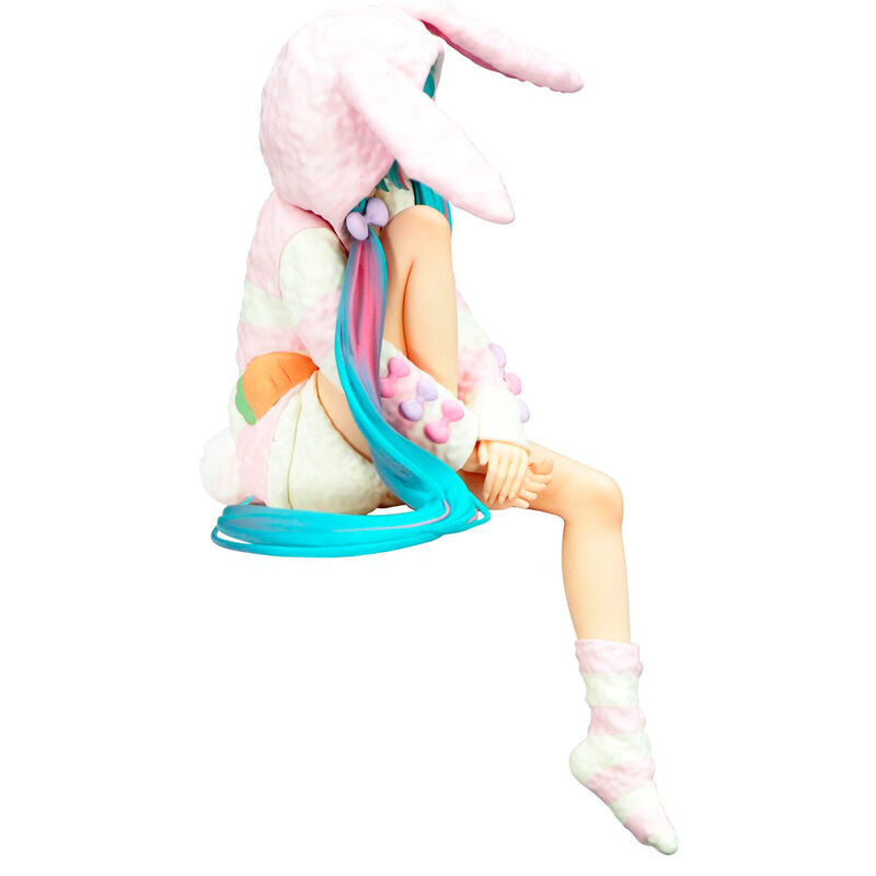 Imagen 3 - Figura Noodle Stopper Hatsune Miku Rabbit Ear Hood Pajama Hatsune Miku 14Cm