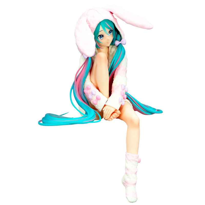 Imagen 4 - Figura Noodle Stopper Hatsune Miku Rabbit Ear Hood Pajama Hatsune Miku 14Cm