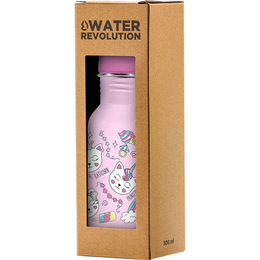 Imagen 2 - Cantimplora Acero Inoxidable Gatos Water Revolution 500Ml