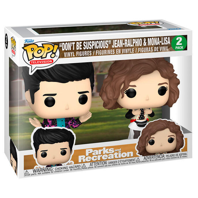 Imagen 1 - Blister 2 Figuras Pop Parks And Recreation Dont Be Suspicious Jean-ralphio & Mona-lisa