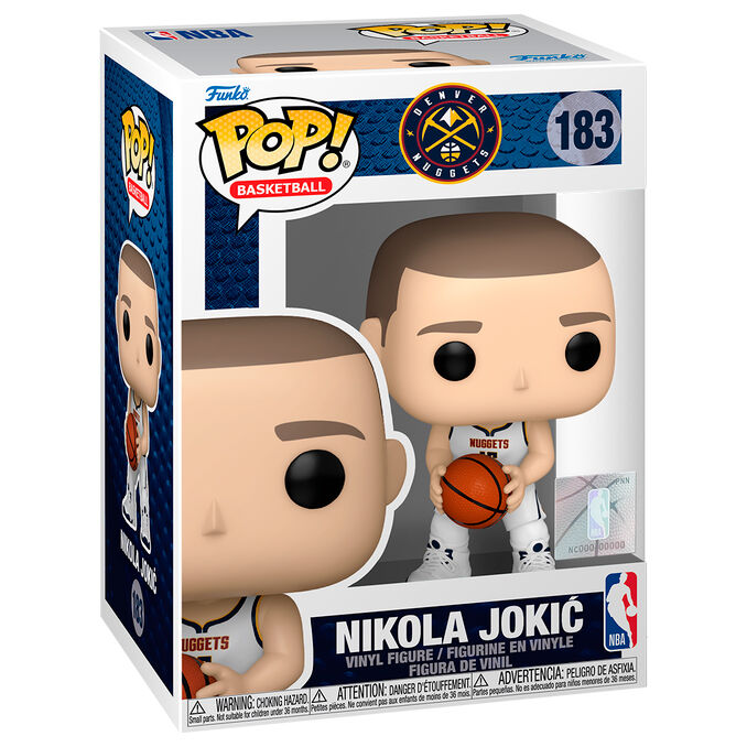 Imagen de Figura Pop Nba Denver Nuggets Nikola Jokic parte de nuestra colección en Espadas y más, sitio oficial.