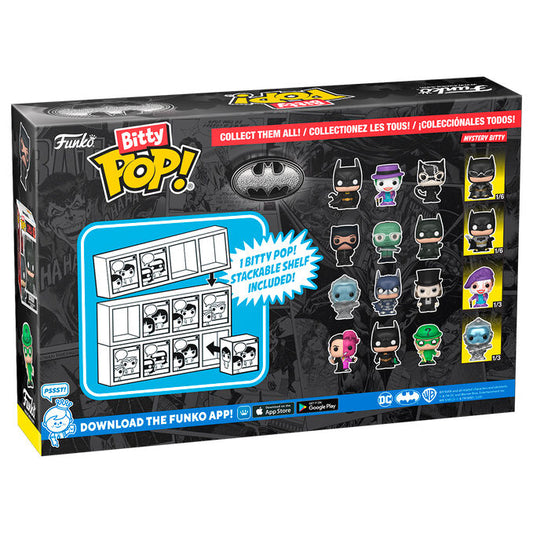 Imagen 2 de Blister 4 Figuras Bitty Pop Dc Comics Batman 85Th Anniversary Mr. Freeze