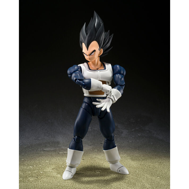 Imagen 1 - Figura S.h Figuarts Vegeta Old Vattle Clothes Dragon Ball Z 14Cm