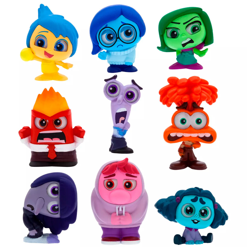 Imagen 2 de Set 9 Figuras Del Reves 2 Doorables Disney Pixar 4Cm