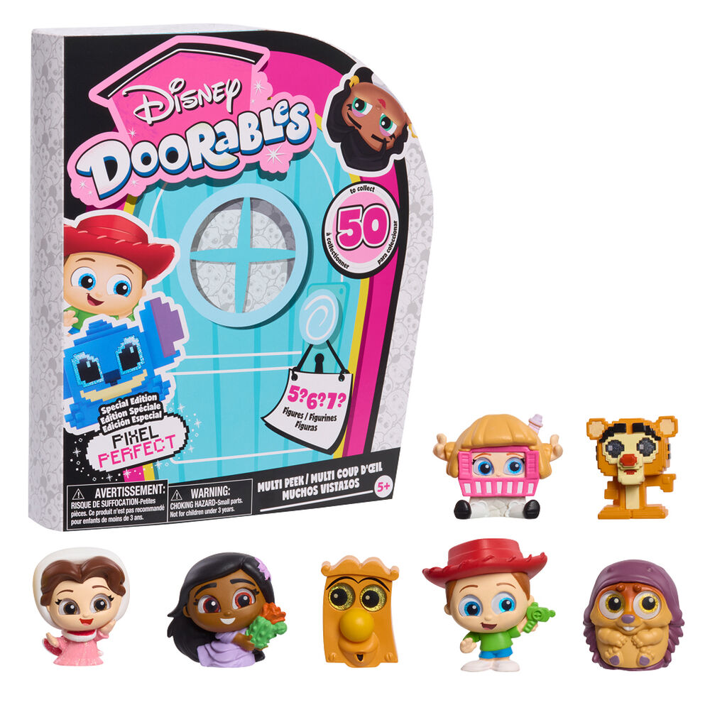 Imagen de Figuras Sorpresa Pixel Serie 12 Mini Peek Disney Doorables parte de nuestra colección en Espadas y más, sitio oficial.