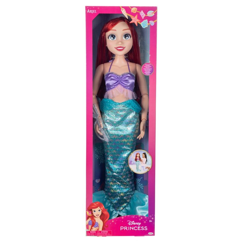 Imagen de Muñeca Ariel La Sirenita Disney 80Cm parte de nuestra colección en Espadas y más, sitio oficial.
