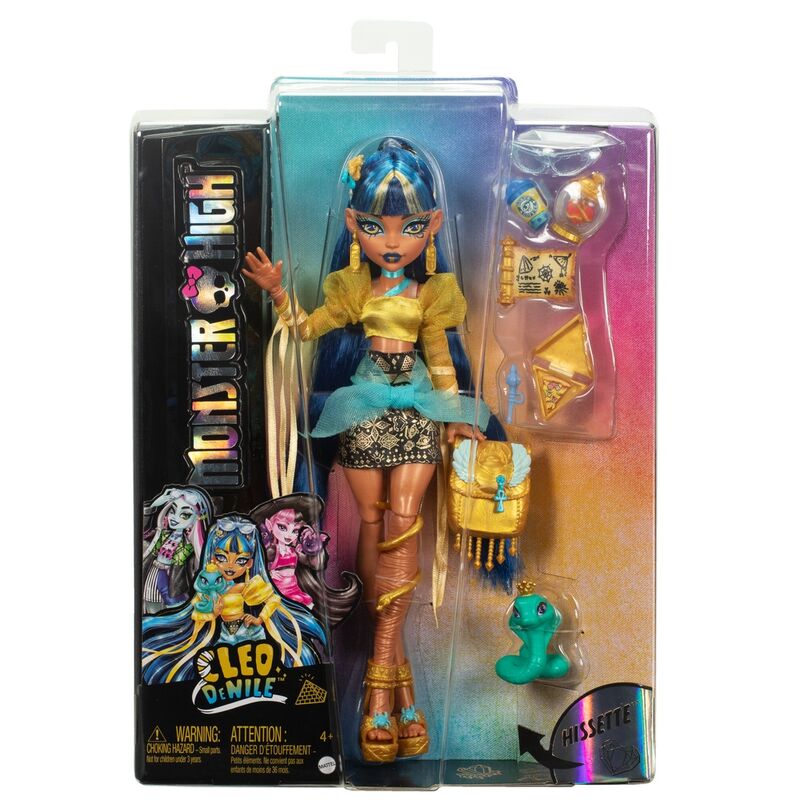 Imagen de Muñeca Cleo De Nile Monster High parte de nuestra colección en Espadas y más, sitio oficial.