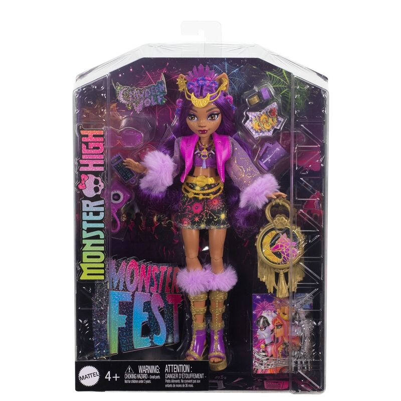 Imagen de Muñeca Clawdeen Wolf Fiesta Monstruosa Monster High parte de nuestra colección en Espadas y más, sitio oficial.