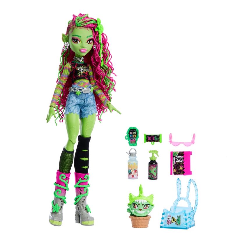 Imagen de Muñeca Venus Mcflytrap Monster High parte de nuestra colección en Espadas y más, sitio oficial.