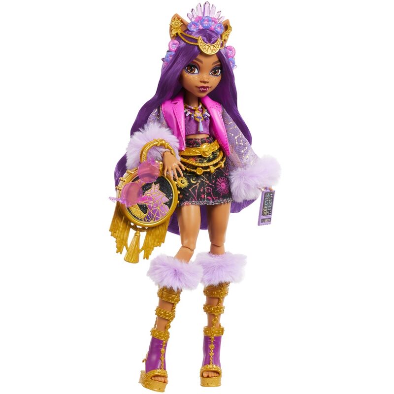 Imagen de Muñeca Clawdeen Wolf Fiesta Monstruosa Monster High parte de nuestra colección en Espadas y más, sitio oficial.