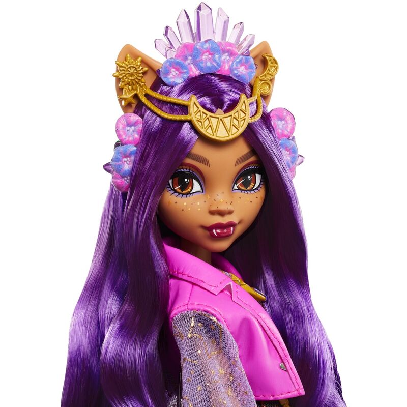 Imagen de Muñeca Clawdeen Wolf Fiesta Monstruosa Monster High parte de nuestra colección en Espadas y más, sitio oficial.