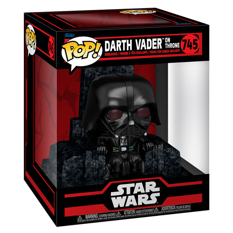 Imagen de Figura Pop Deluxe Star Wars Darth Vader On Throne parte de nuestra colección en Espadas y más, sitio oficial.