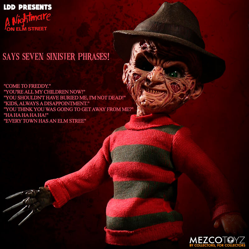 Imagen 8 - Muñeco Parlante Freddy Krueger A Nightmare On Elm Street 25Cm Ingles