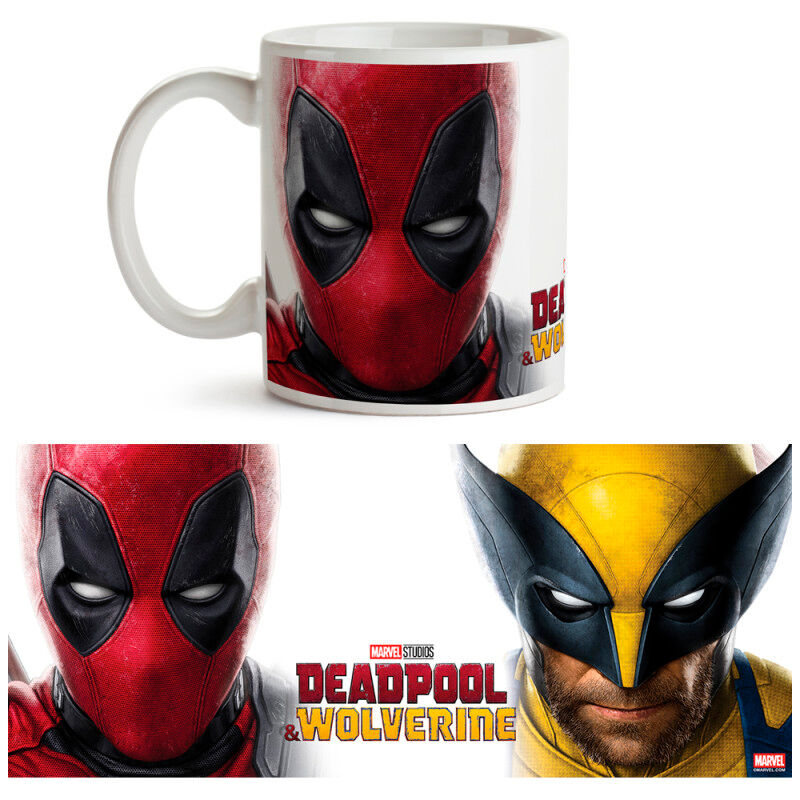 Imagen 3 - Taza Wolverine & Deadpool Marvel